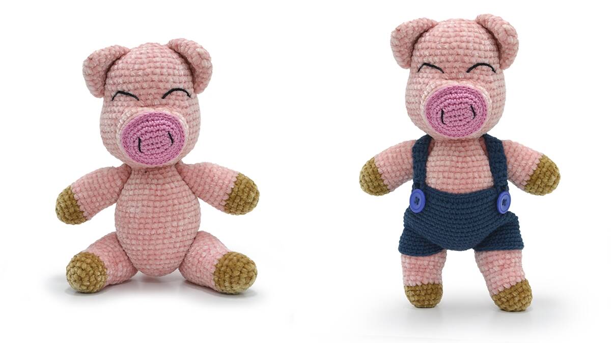 Porquinho Dudu em Amigurumi: Fofura em Cada Ponto!