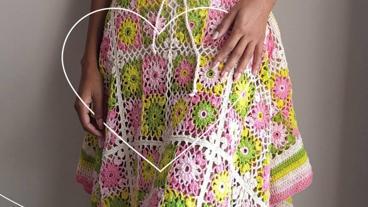 Saia de Crochê Flores: Um Modelo Lindo e Charmoso!