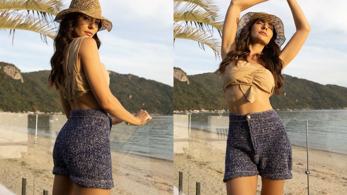 Short em Crochê Jeans: Um Modelito Lindo e Despojado!