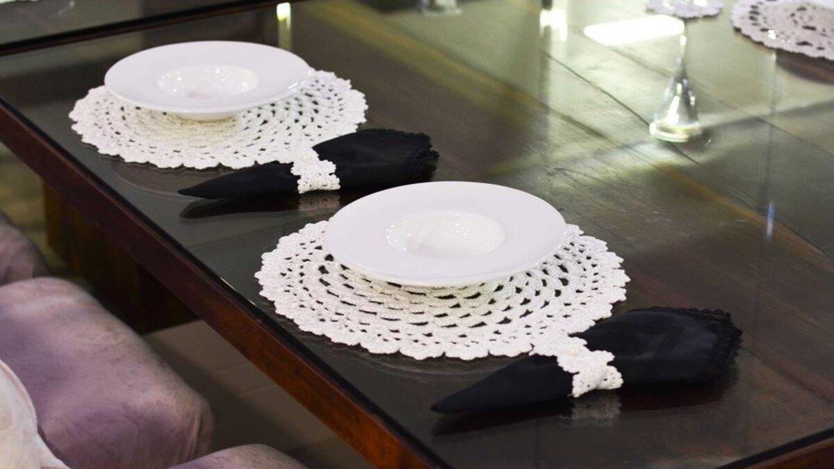 Sousplat em Crochê Encanto Slim: Se Prepare para Eventos!