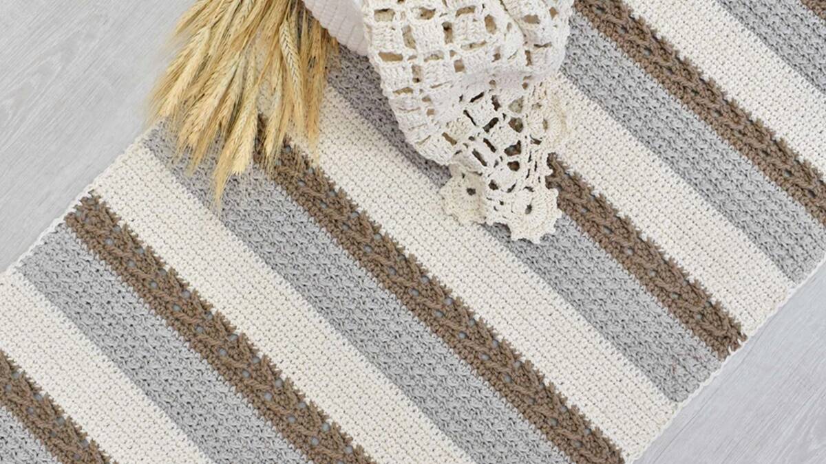 Tapete de Crochê Clean: Um Tapete Moderno e Charmoso!