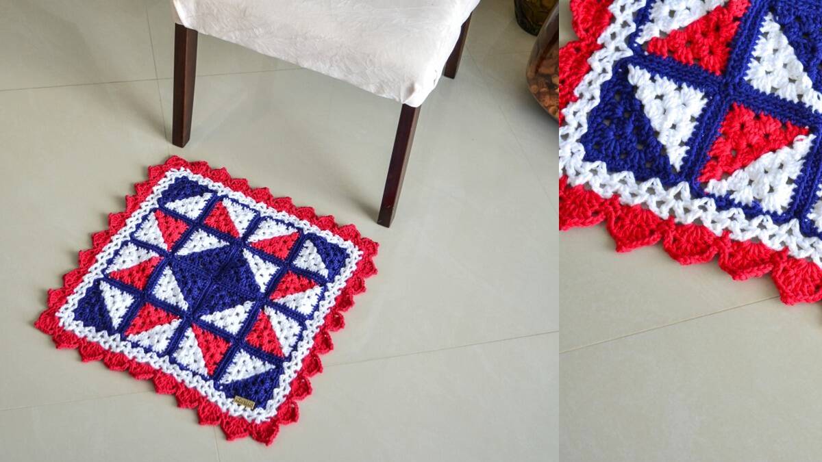 Tapete de Crochê Náutico: Complete seu Conjunto Náutico!