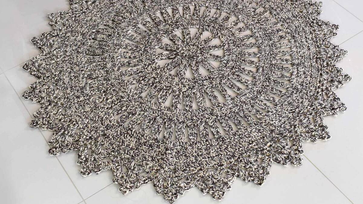Tapete de Crochê Ecojuta: Um Modelo Simples e Atemporal!