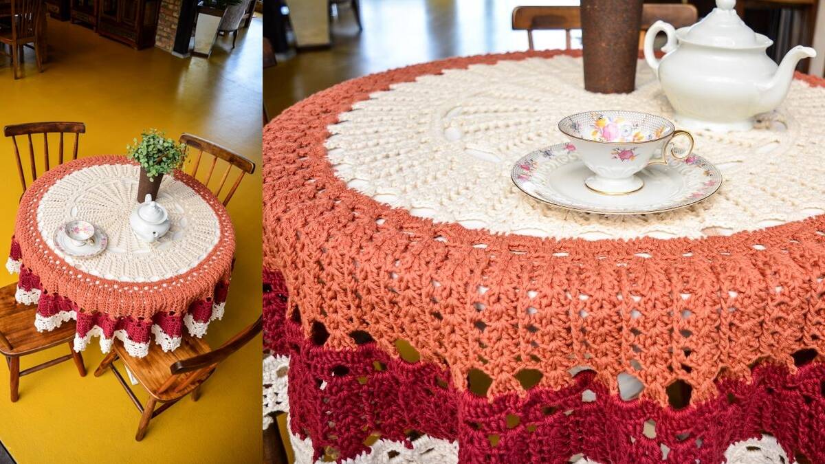 Toalha de Mesa em Crochê: Sua Decoração Mais Charmosa!