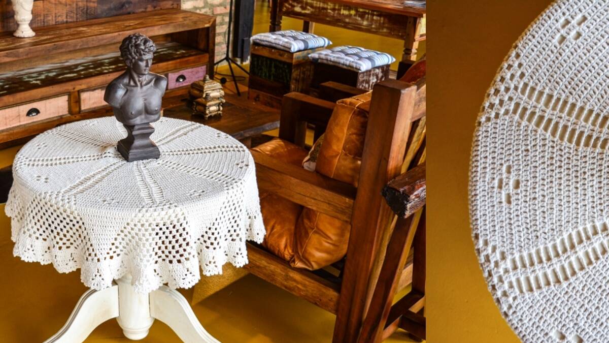 Toalha de Mesa em Crochê: Uma Peça Linda para Vender!