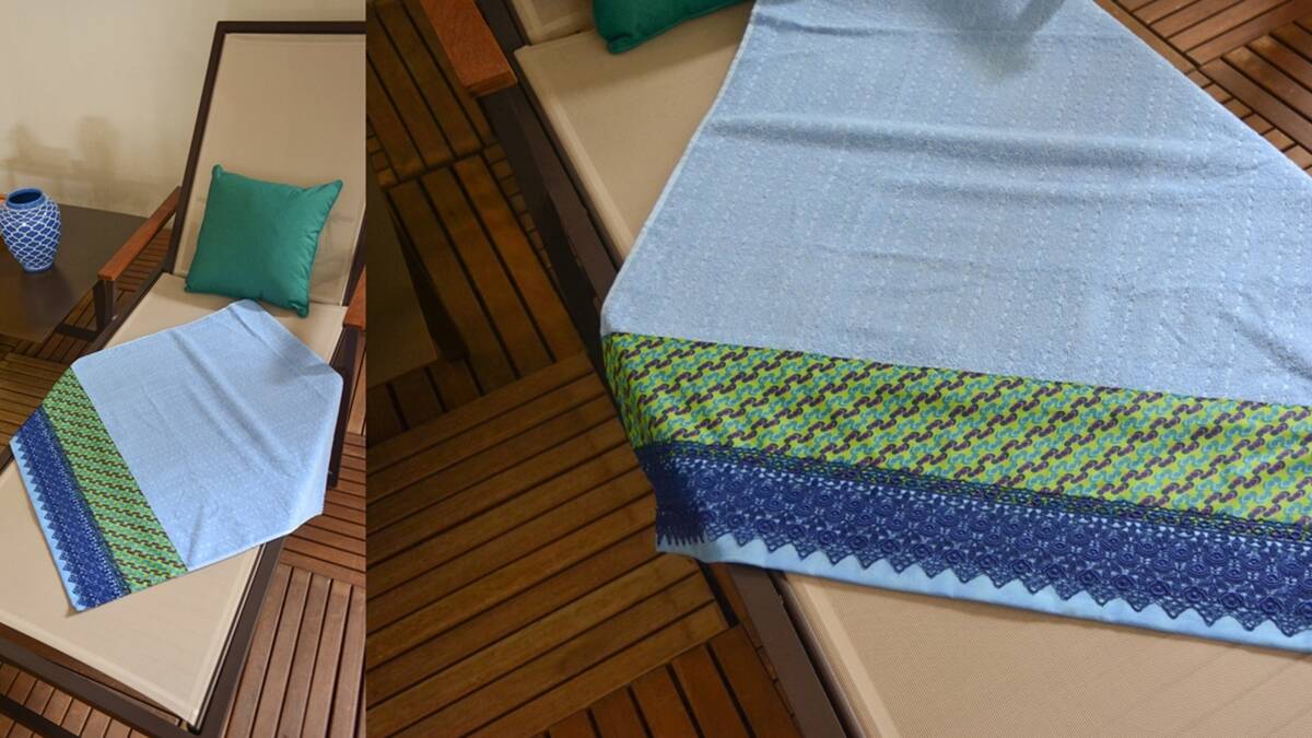 Toalha de Banho em Patchwork: Use-a em Dias de Praia!