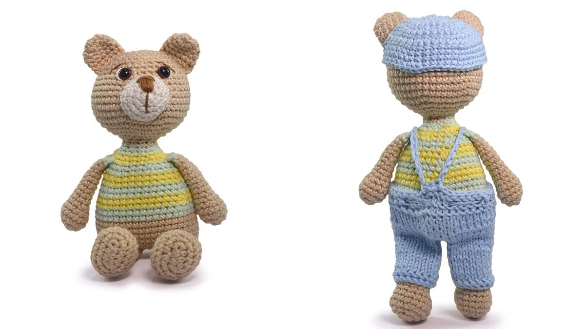 Ursinho Luck em Amigurumi: Dê de Presente Nesse Natal!