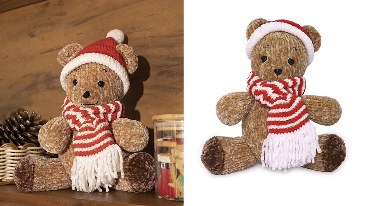 Urso Natalino em Amigurumi: Aprenda a Fazer Essa Decoração!