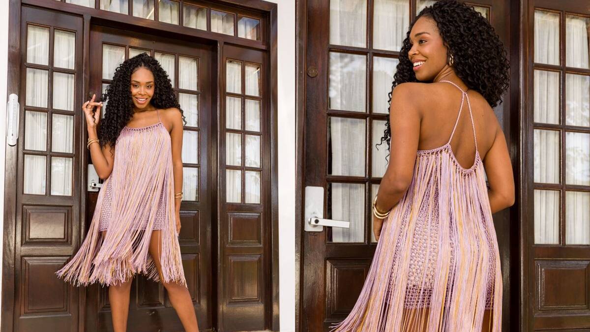 Vestido de Crochê Euforia: Um Toque de Glamour no Seu Estilo!