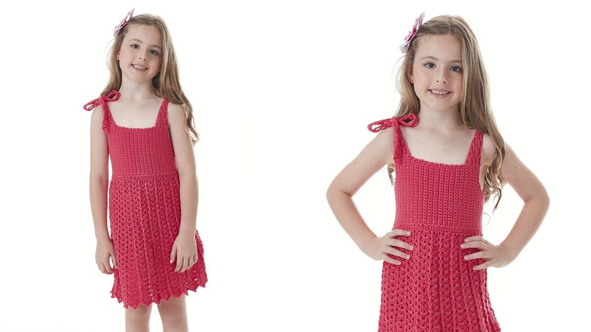 Vestido Infantil de Crochê Barroco: Fofura em Cada Ponto!