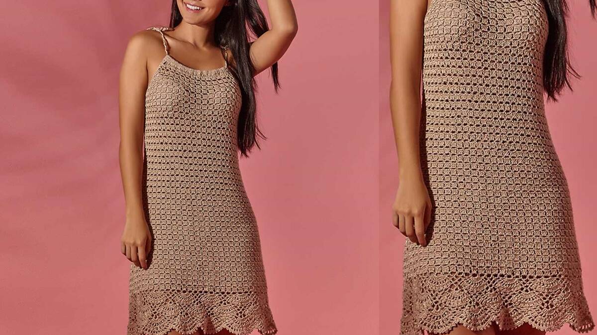 Vestido de Crochê Sisal: Uma Peça Linda e Charmosa!