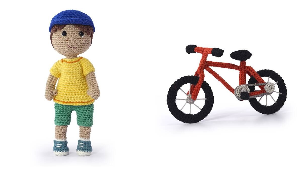 Vini e a Bicicleta em Amigurumi: Aprenda a Fazer!