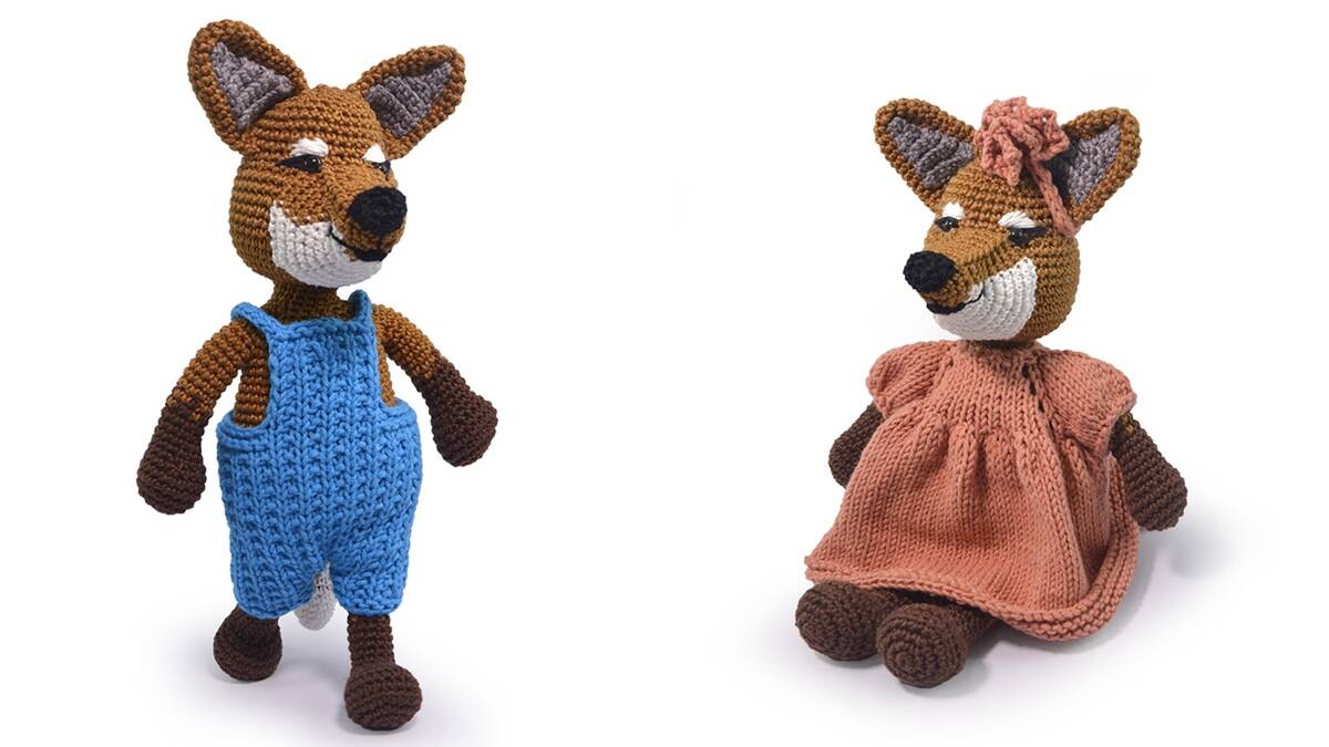 Sr. e Sra. Guará em Amigurumi: Carinho e Encanto!