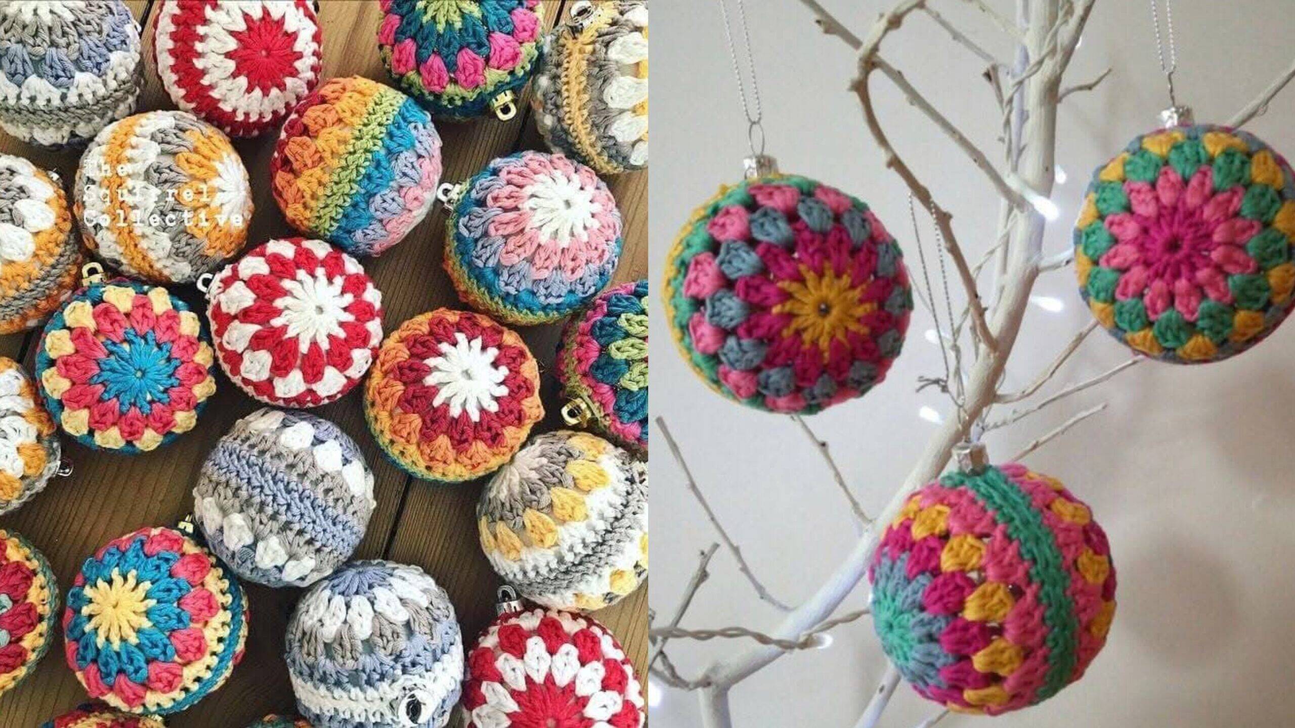 Artesanato Natalino: Como Fazer Bolas de Crochê para a Árvore