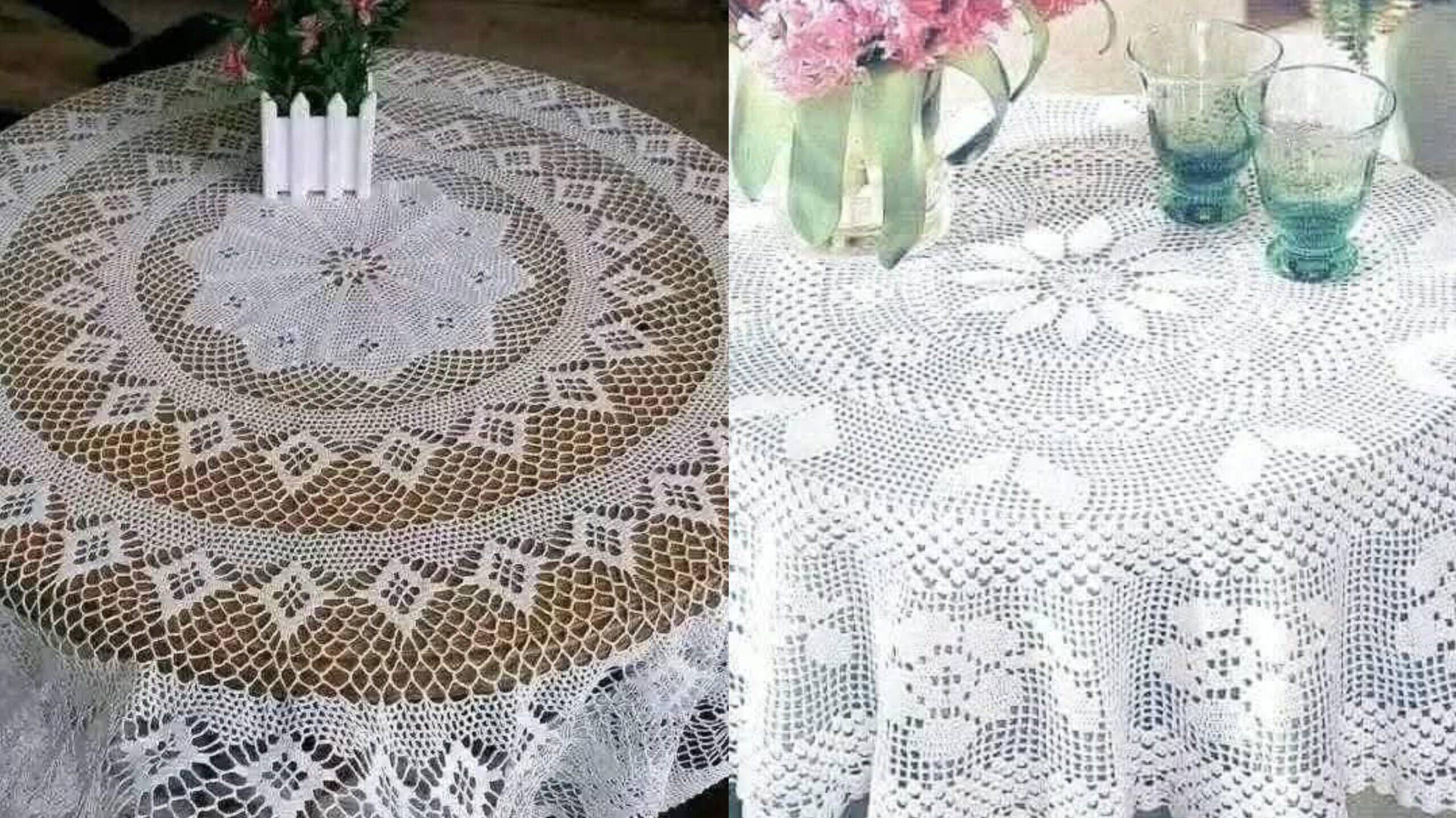 Toalhas de Mesa Brancas de Crochê: Elegância Atemporal para Sua Decoração