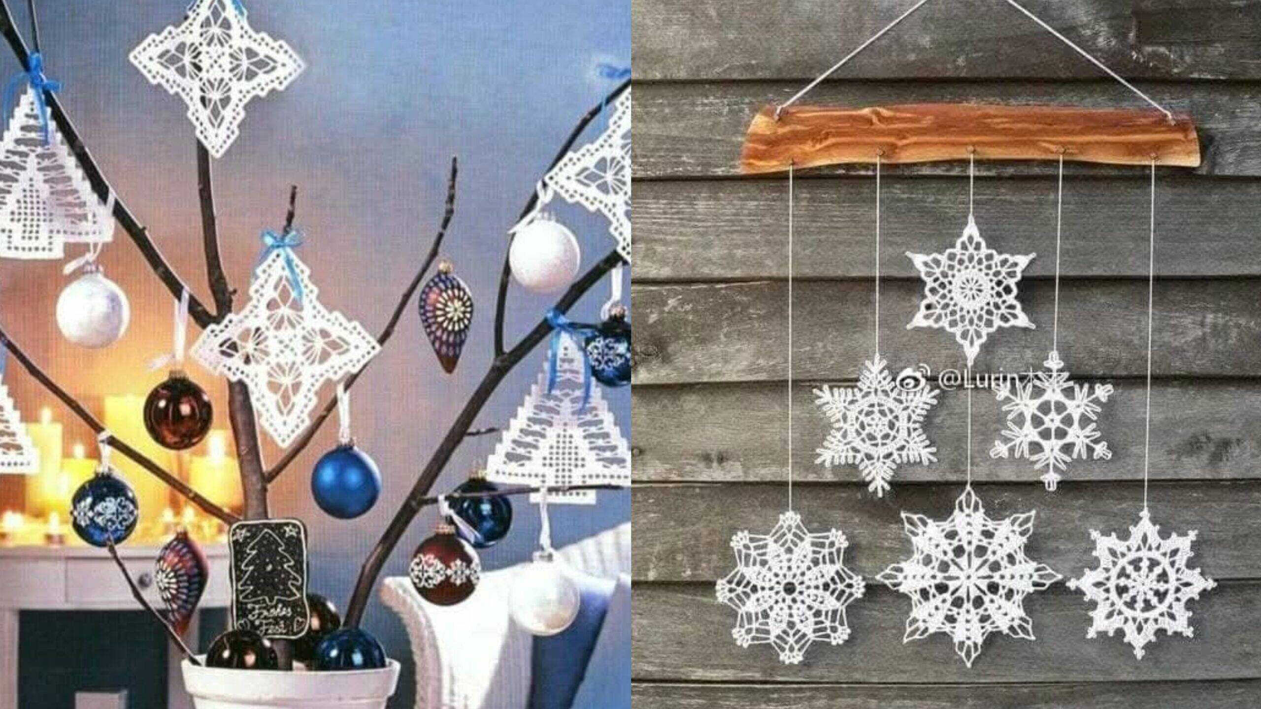 Traga o Espírito do Natal para sua Casa com Decoração de Crochê