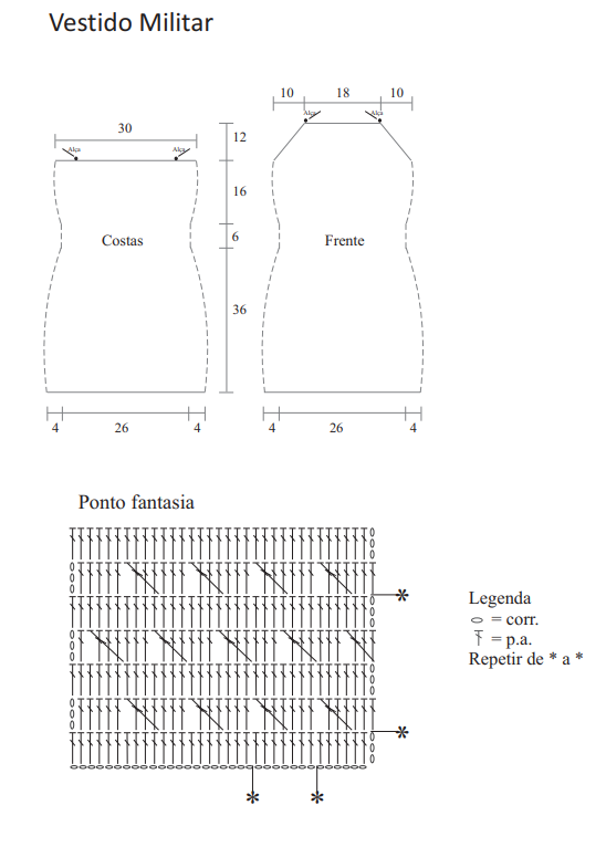 vestido de crochê