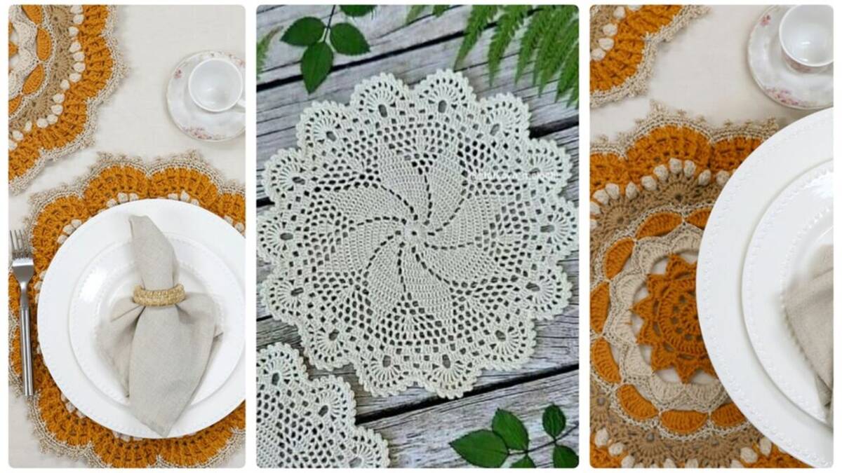 Sousplats de Crochê De Luxo: Deixe Sua Casa Ainda Mais Elegante!