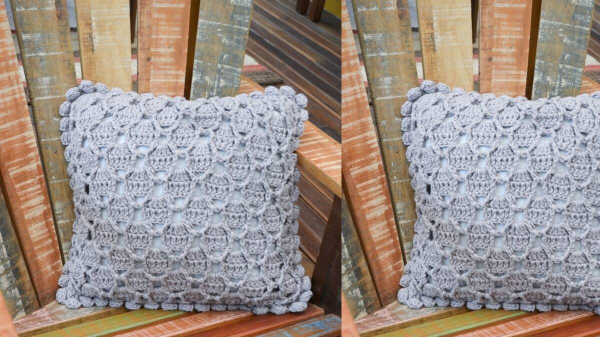 Almofada de Crochê Cromada: Um Projeto Lindo e Simples!