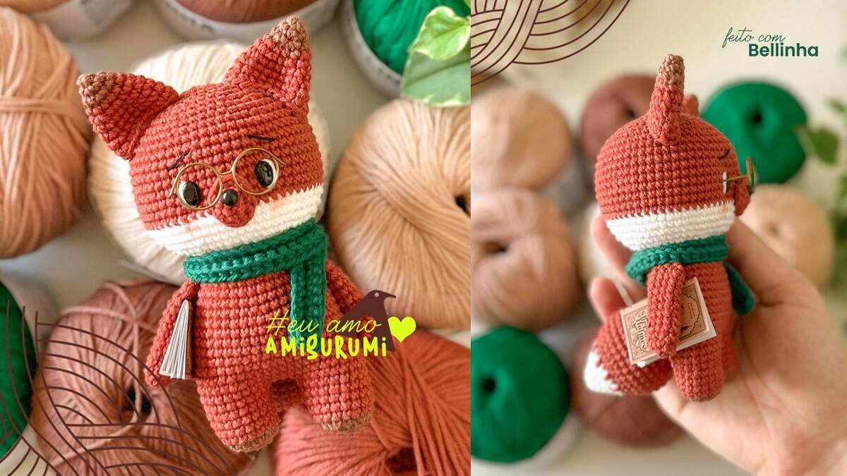 Amigurumi da Raposa Ruby: Uma Peça Fofa e Cheia de Charme!