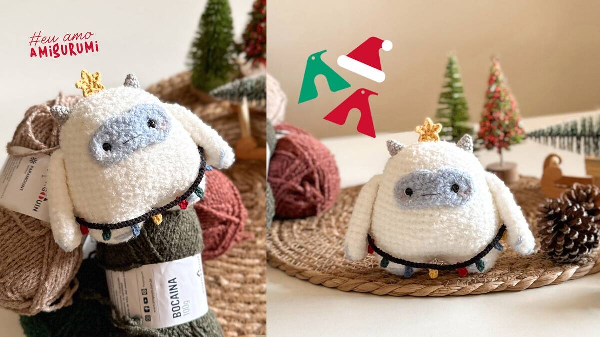 Amigurumi do Yeti: Uma Fofura Natalina em Crochê!