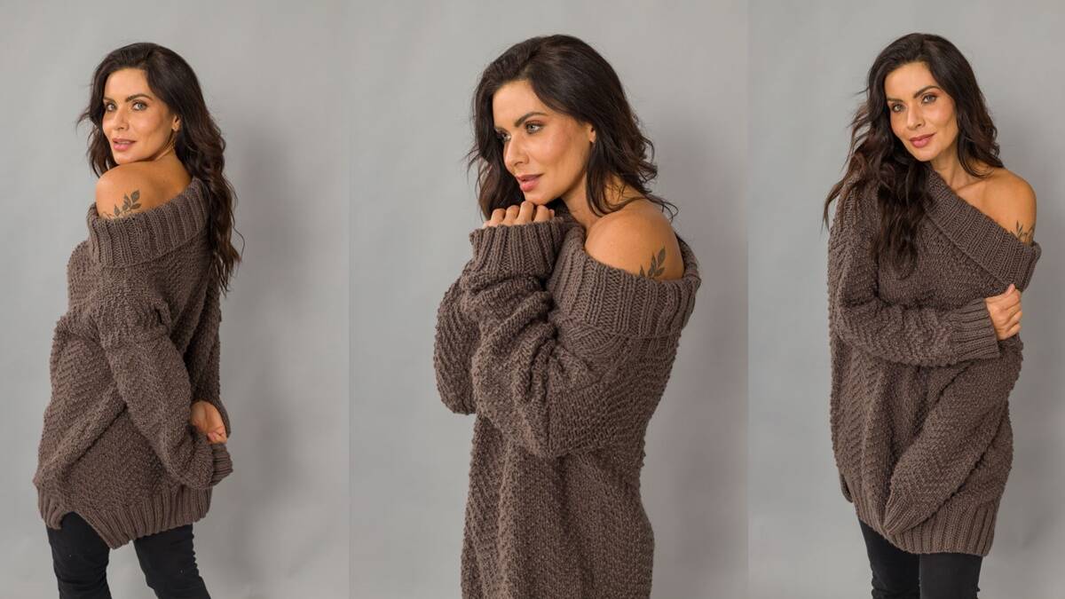 Blusa de Tricô Chumbo: Um Projeto Lindo e Charmoso para Você!
