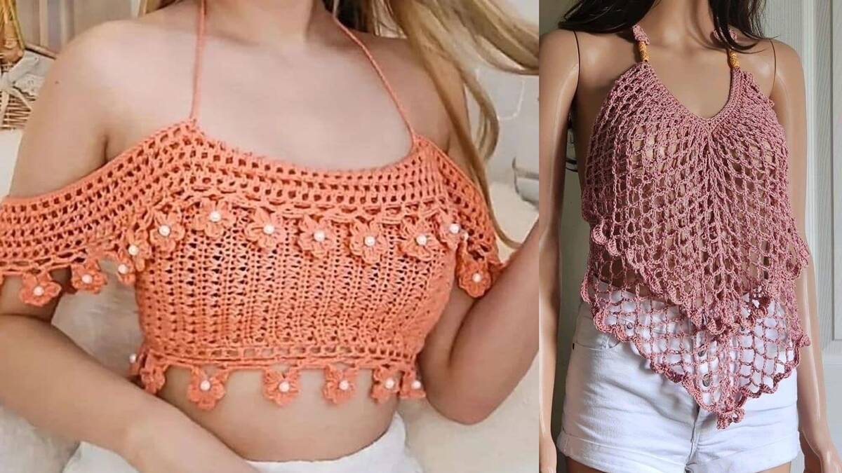 25 Blusas de Crochê Ideais para o Clima Quente: Estilo e Conforto para os Dias Mais Quentes!