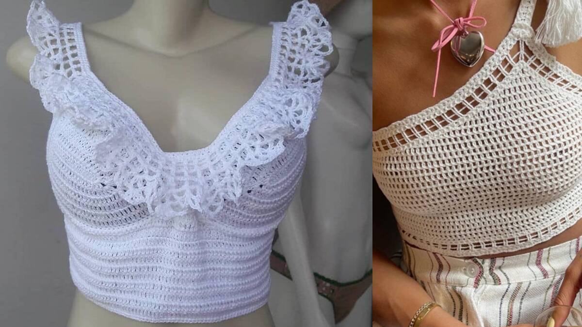 Blusas de Crochê: Gráficos e Inspirações para Você Criar!