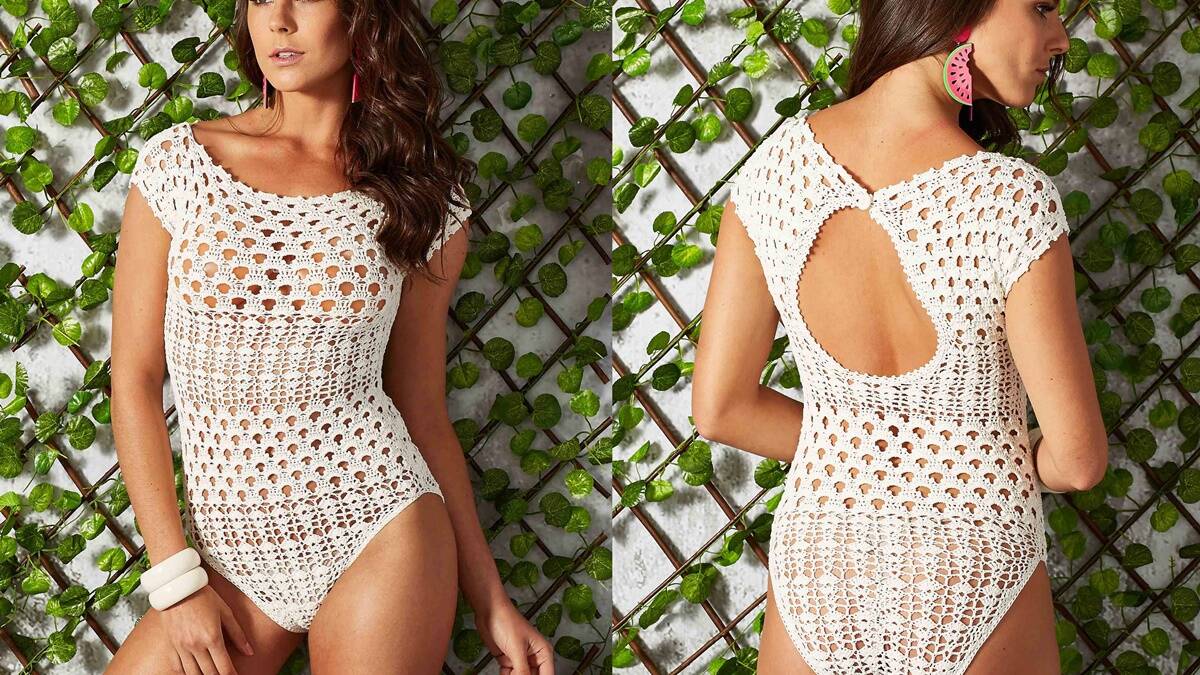 Body de Crochê Verano Cru: Um Modelo Lindo e Charmoso!