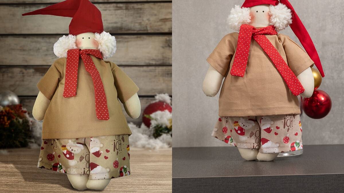 Boneco em Patchwork Noel: Faço o Seu com o Guia Completo!