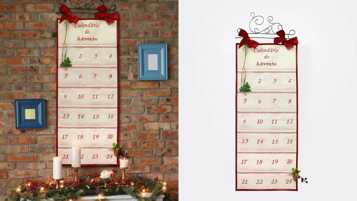 Calendário do Advento em Patchwork: Aprenda  a Fazer o Seu!