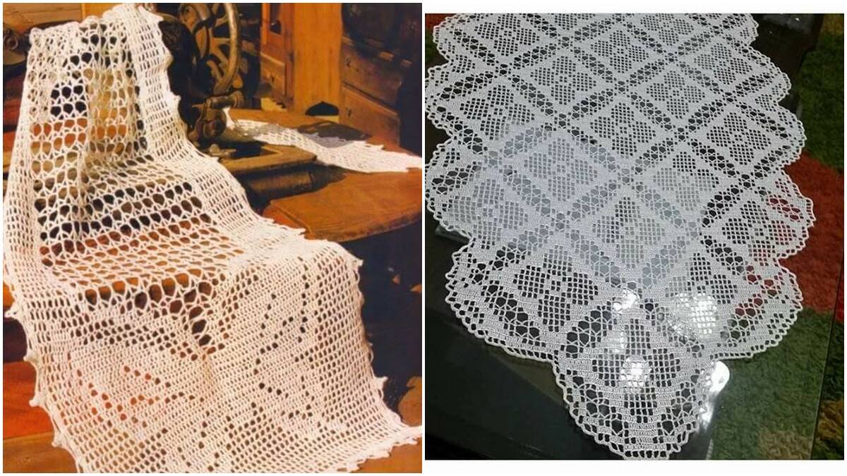 Gráficos Incríveis para Caminhos de Mesa em Crochê de Luxo e Tudo o que Precisa Saber!