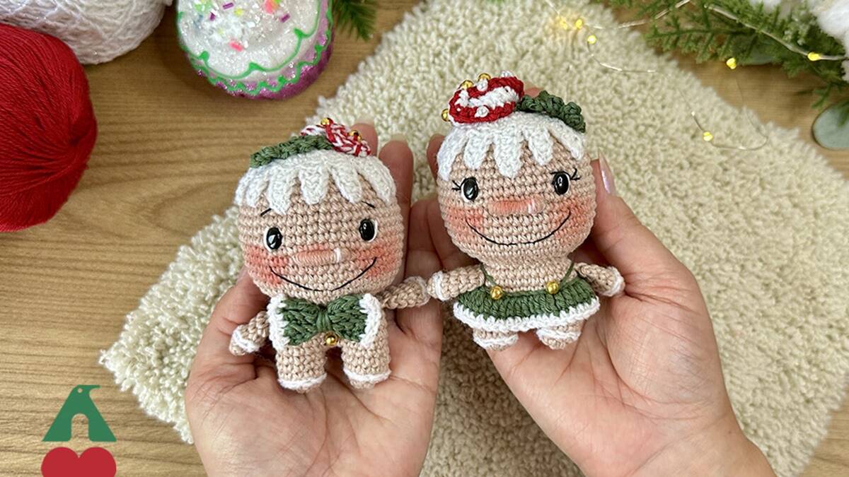 Casal Ginger em Crochê: Um Projeto para o Seu Natal!