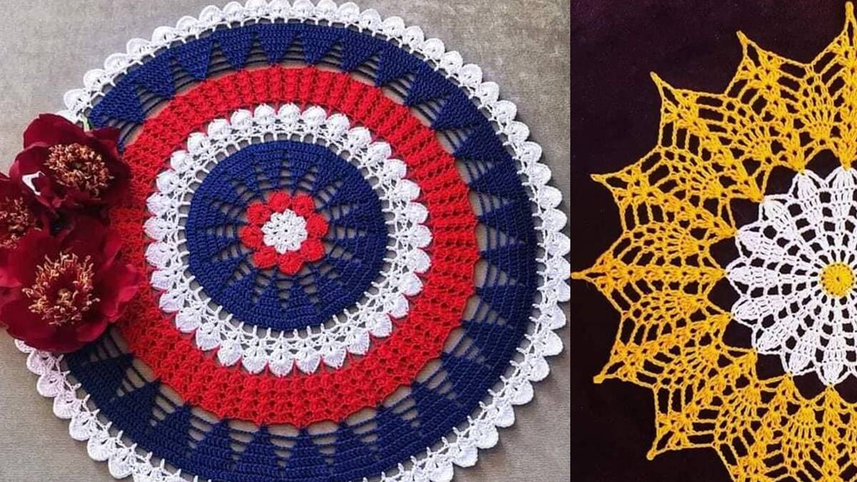 Centros de Mesa em Crochê: Com Guia e Gráficos para Você!