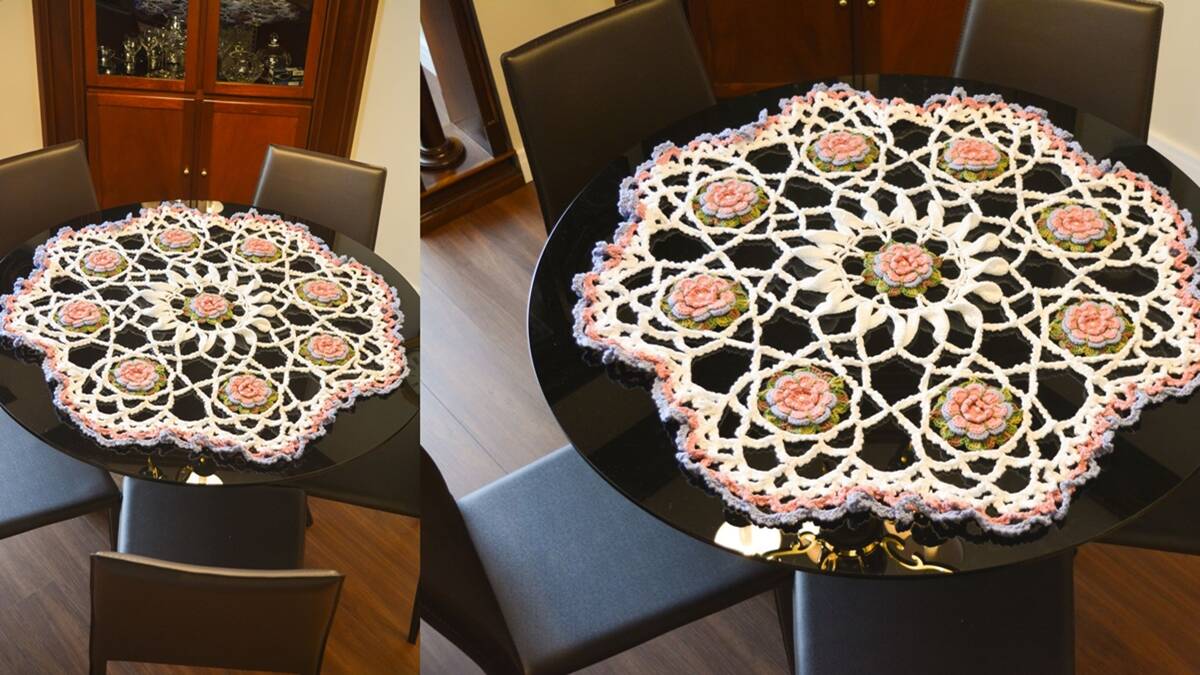 Centro de Mesa em Crochê Encantado: Faça o Seu!