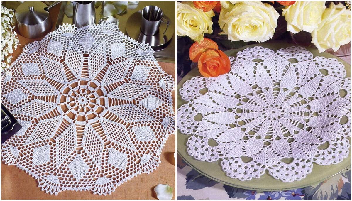 Centros de Mesa em Crochê de Luxo: Elegância e Charme!
