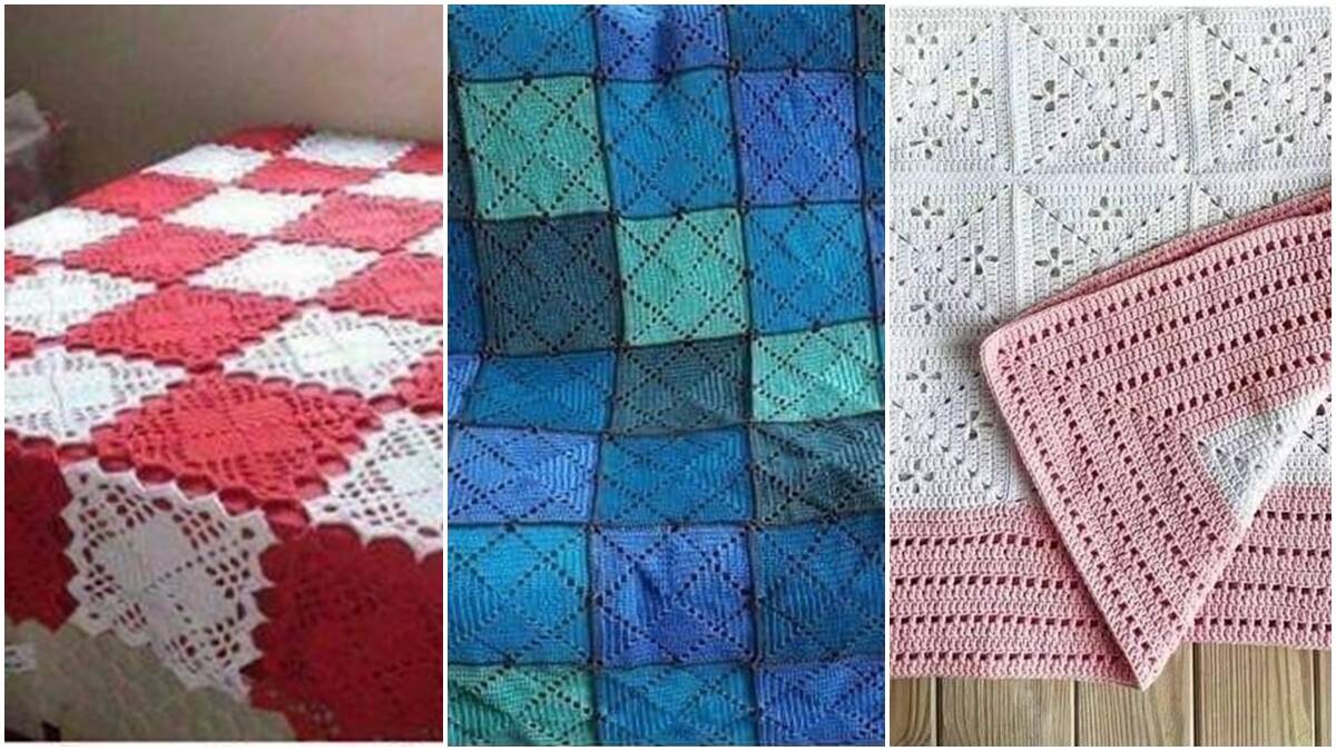 Colchas de Crochê: Peças Lindas Cheias de Charme e Funcionalidade!