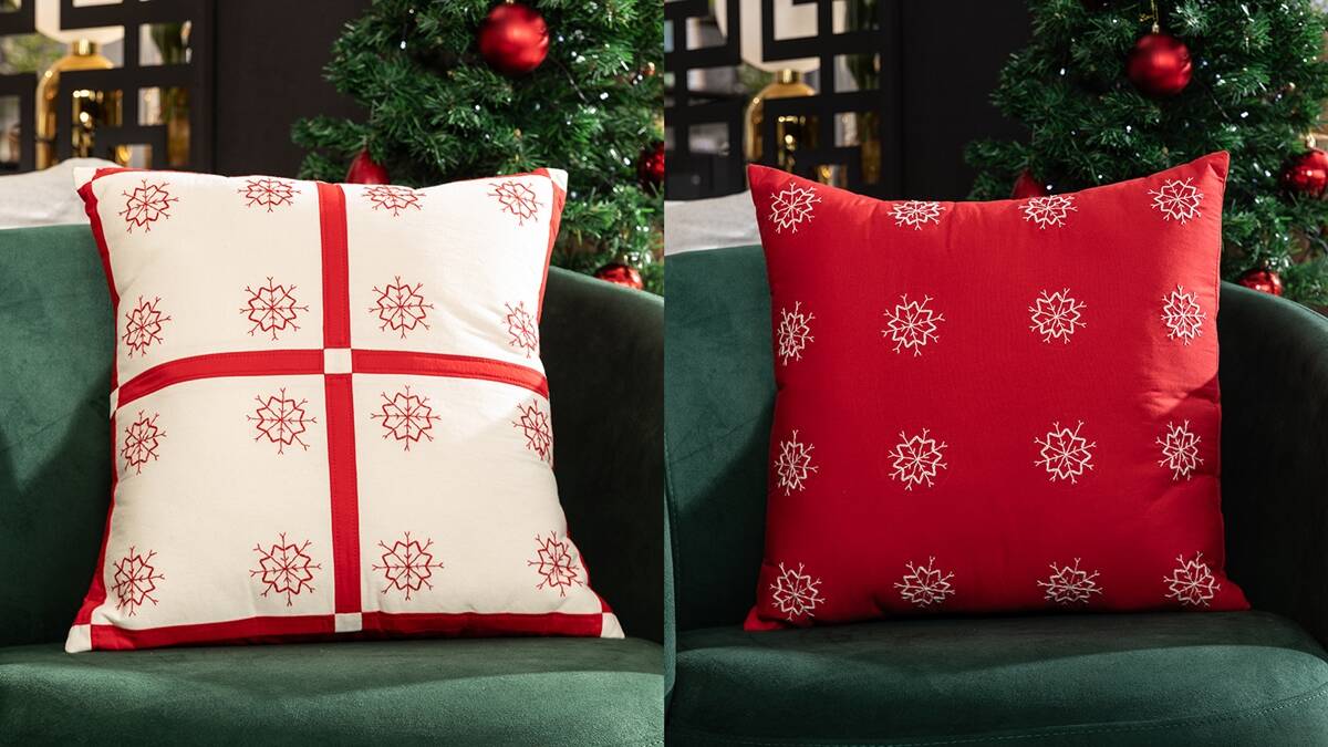 Almofadas Natalinas Bordadas: Sua Decoração Mais Especial!