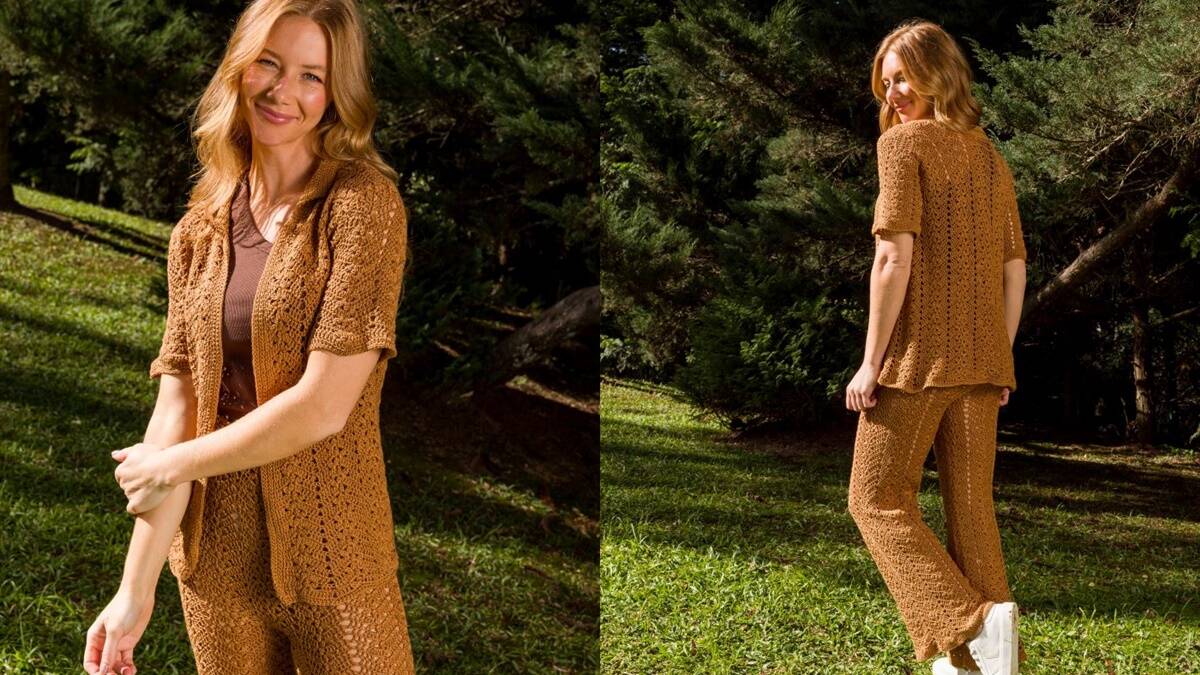 Conjunto de Crochê Caramelo: O Conjunto Perfeito para Você!
