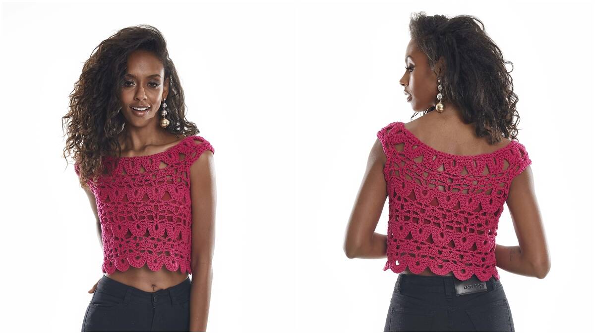 Cropped de Crochê Pink: Aprenda a Fazer Uma Peça Linda!