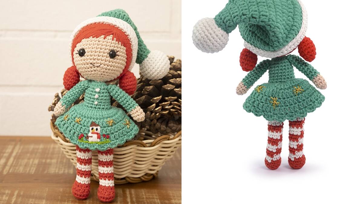 Amigurumi da Duende Tiffany: A Boneca Perfeita Para o Natal!