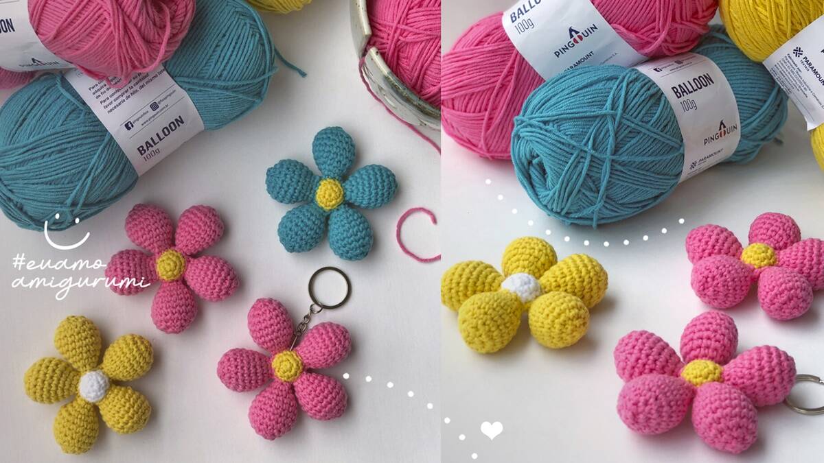 Florzinha de Crochê em Amigurumi: Aprenda a Fazer a Sua!