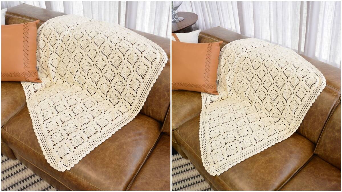 Manta de Crochê Natural: Um Projeto Fácil para Iniciantes!