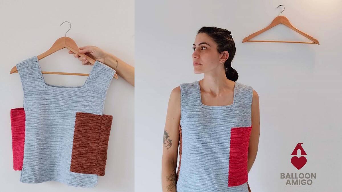 Regata de Crochê Duas: Um Peça Moderna e Fácil de Fazer!
