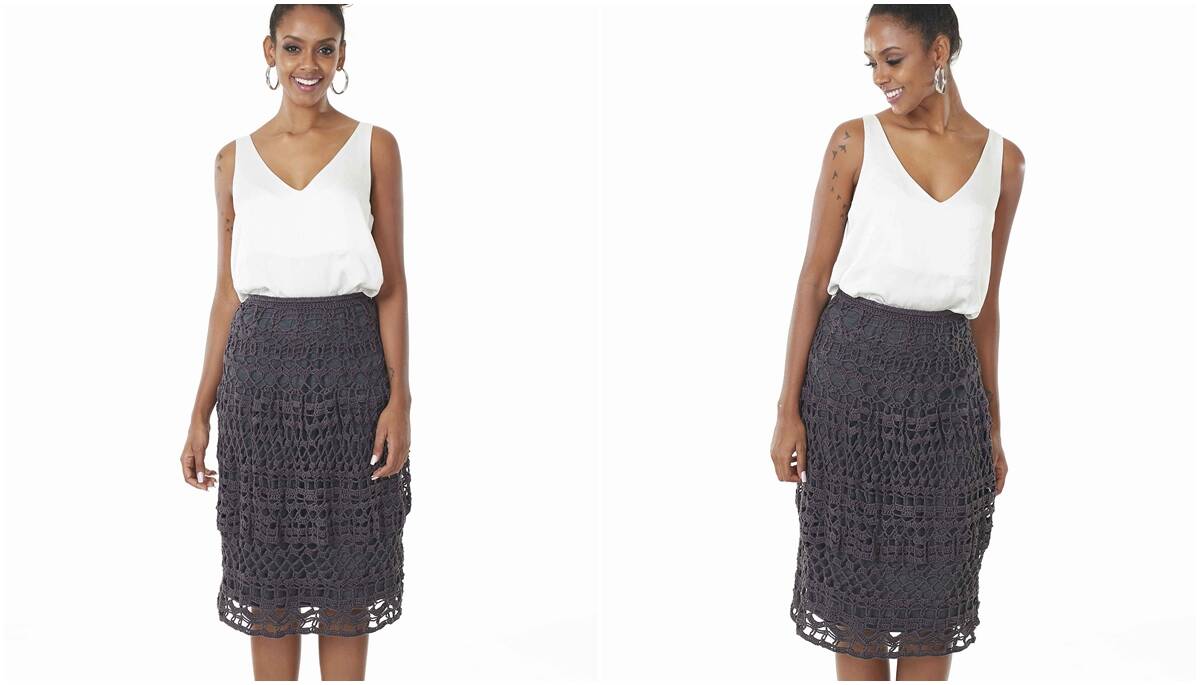 Saia de Crochê Midi: Uma Peça Linda e Elegante!
