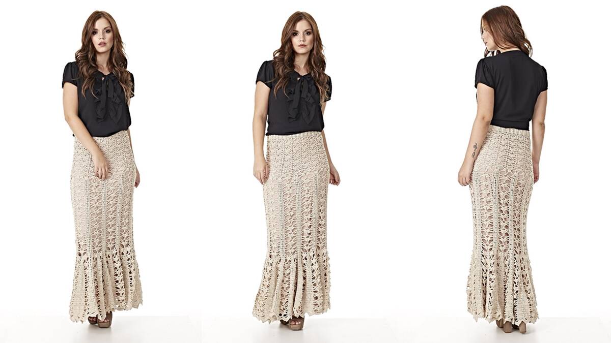 Saia Longa de Crochê: Aprenda a Fazer Essa Peça Elegante!