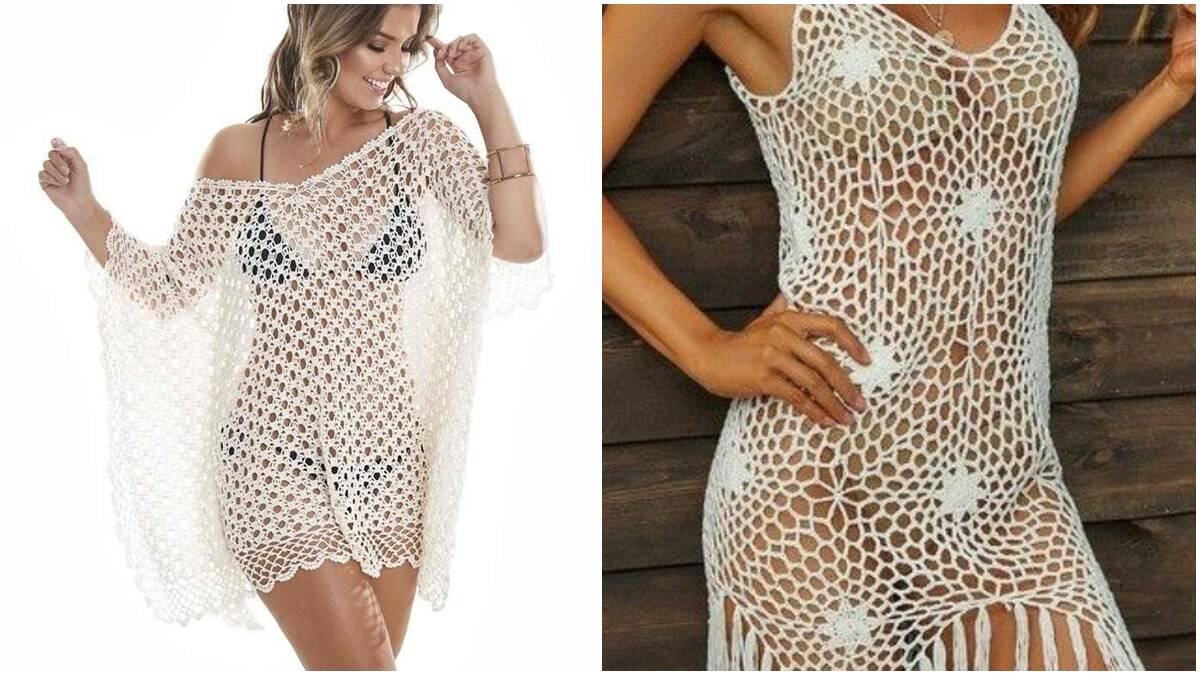 Saídas de Praia em Crochê com Gráficos Perfeitas para o Verão!