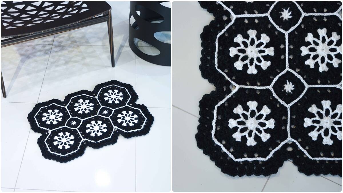 Tapete de Crochê Diamante: Crie essa Peça Linda e Elegante!