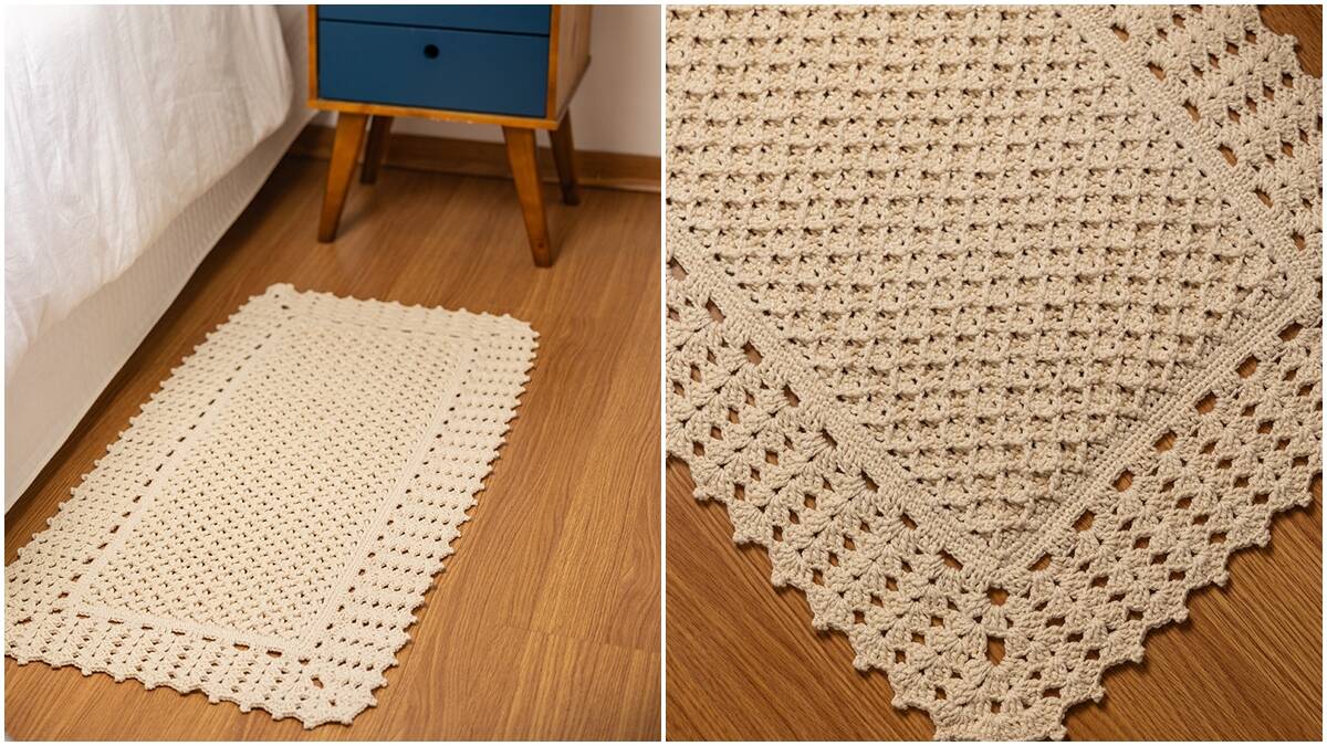 Tapete de Crochê Natural: Aprenda a Fazer esse Projeto!