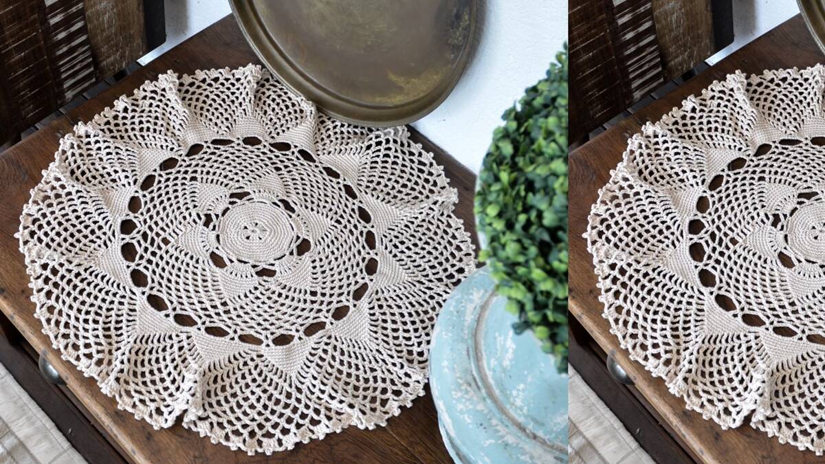 Toalha de Crochê Palha: Um Projeto Moderno e Simples!